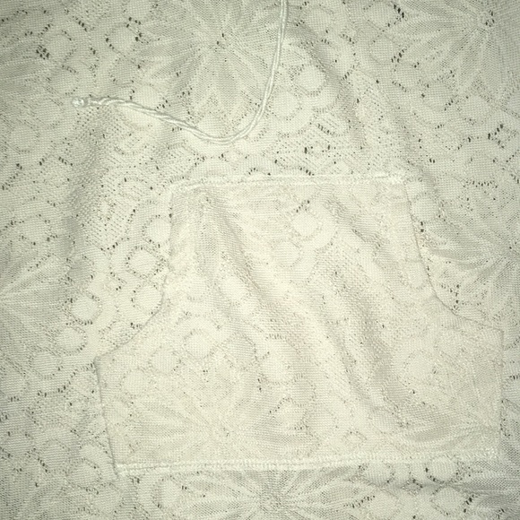 lacey white swimsuit cover - Picture 3 of 3